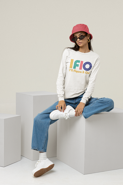 Colorful IFIO - I'll Figure it Out Unisex Classic Long Sleeve T-Shirt
